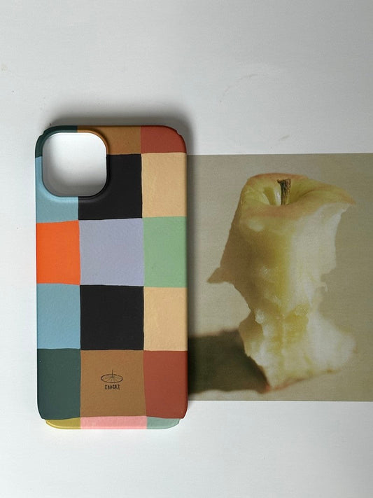 Minimalist Color Plaid Phone Case