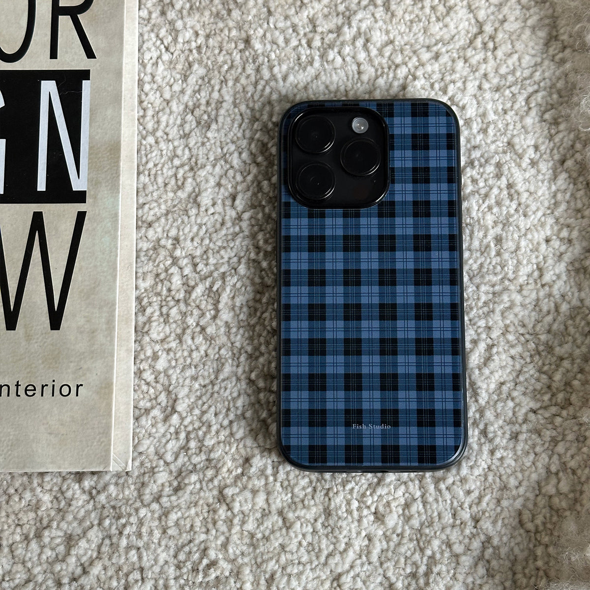Vintage Plaid Phone Case-FI009AC