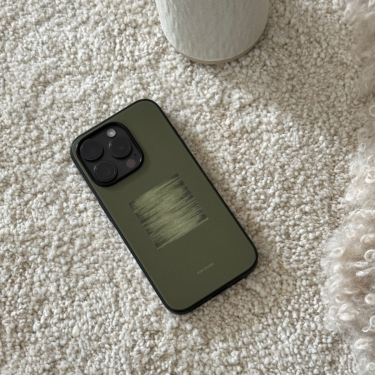 Olive Green Phone Case-FI024AC