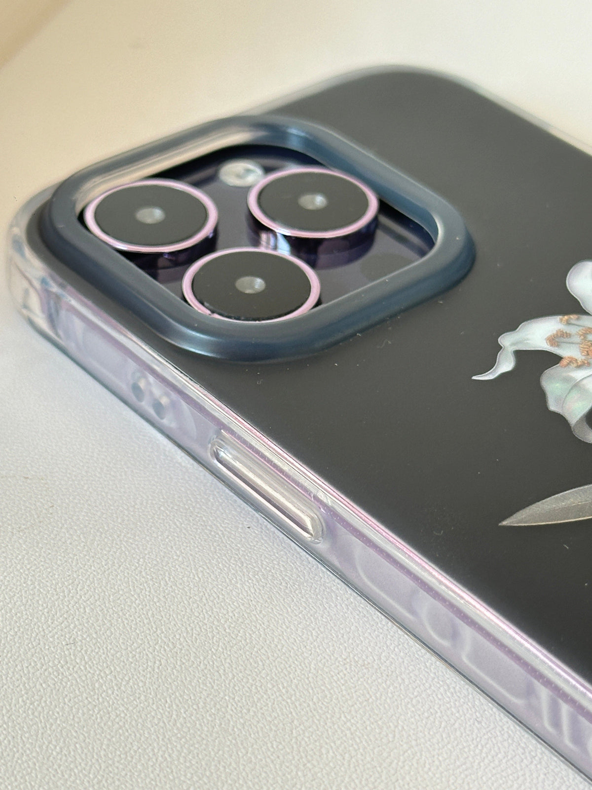「Chinoiserie」Moonlight Flower Printed Phone Case-GY