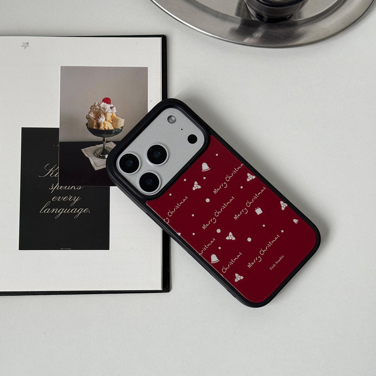 Minimalist Christmas Pattern Phone Case-FI017AC