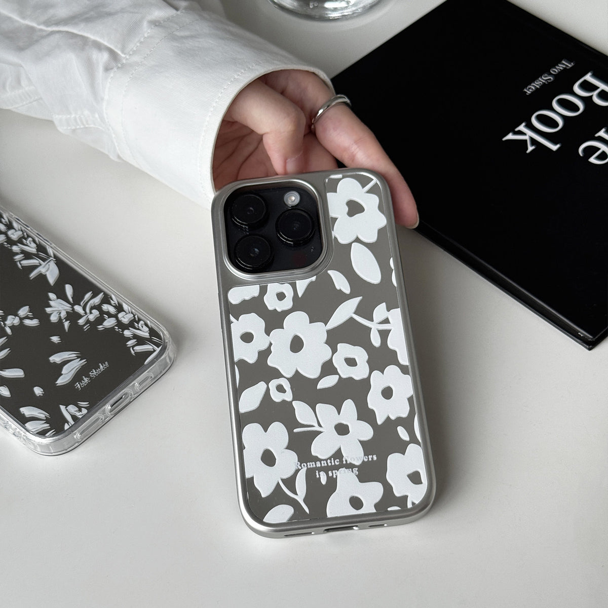 Mirror Floral Phone Case-FI023AC