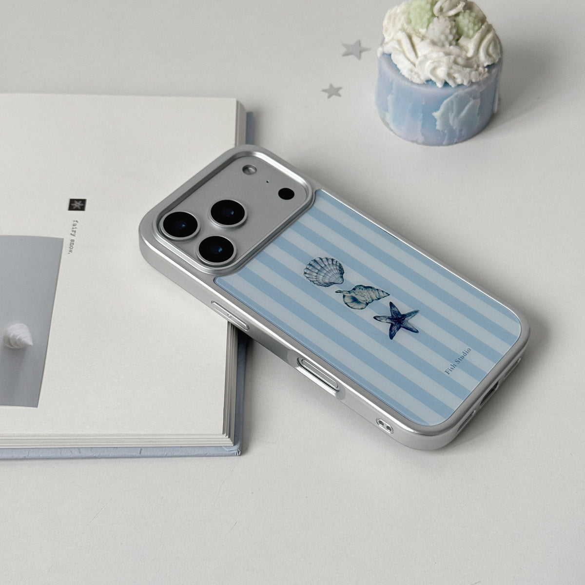 Striped Starfish Phone Case-FI007G