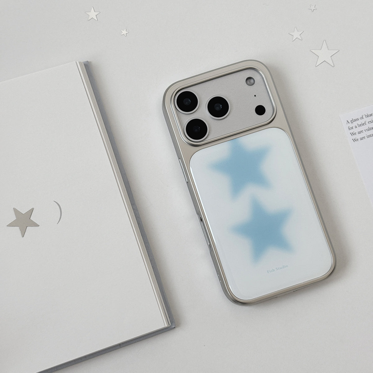 Epoxy Resin Star Phone Case-FI012R