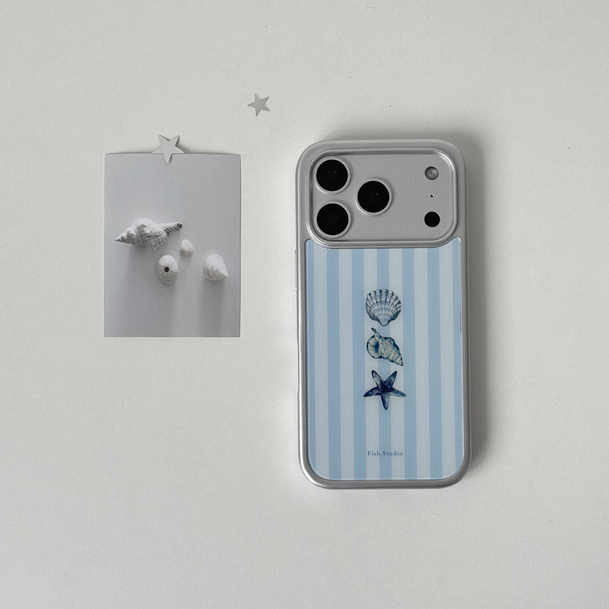 Striped Starfish Phone Case-FI007G