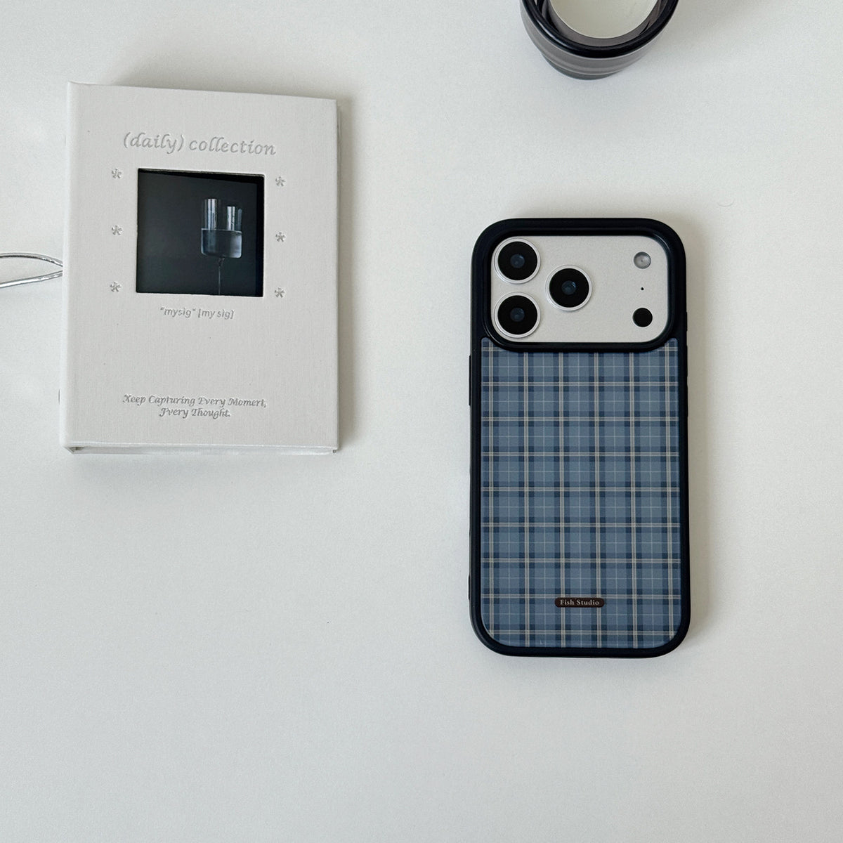 Retro Plaid & Grid Phone Case-FI008AC