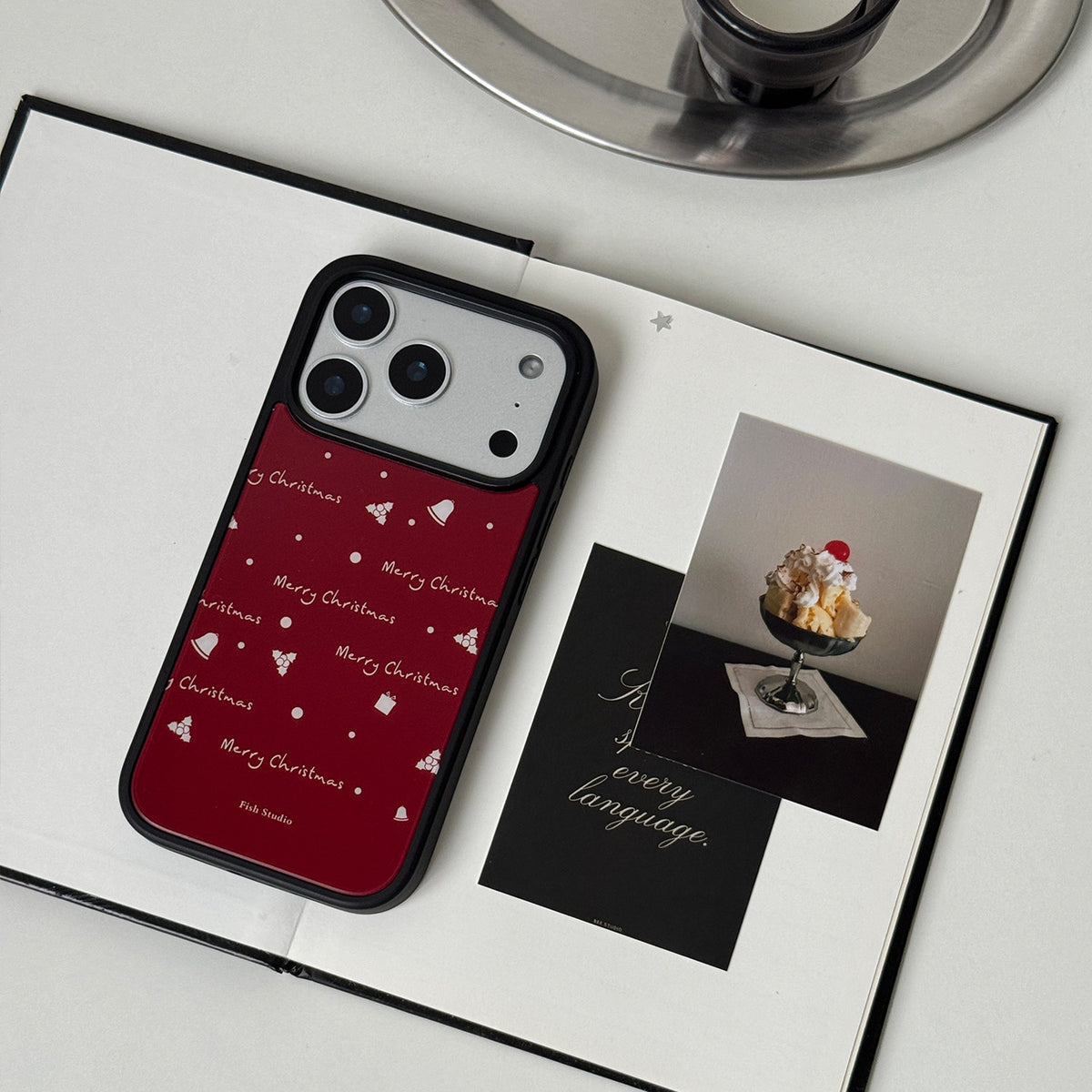 Minimalist Christmas Pattern Phone Case-FI017AC