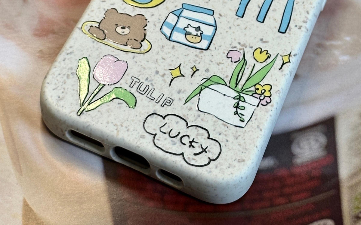 🌷Happy lucky tulip | phone accessories | Three Fleas