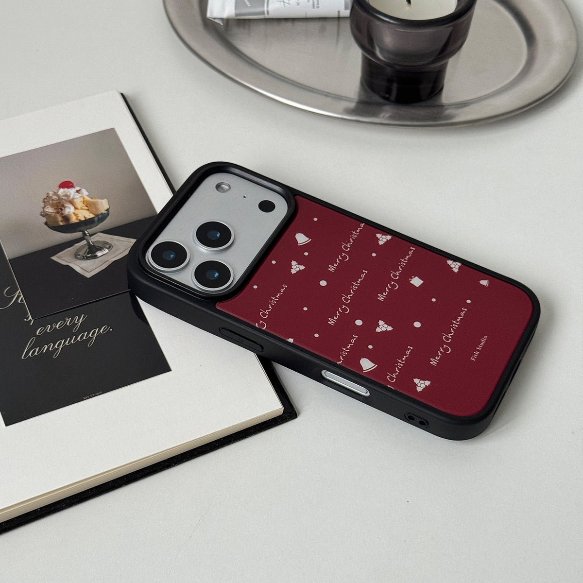 Minimalist Christmas Pattern Phone Case-FI017AC