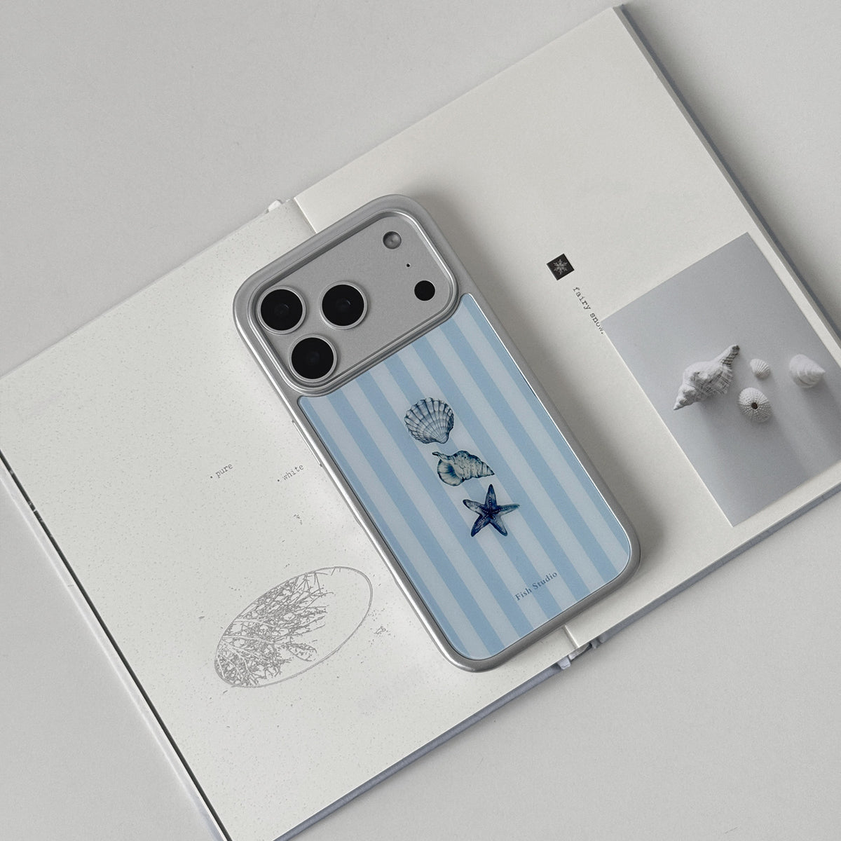Striped Starfish Phone Case-FI007G