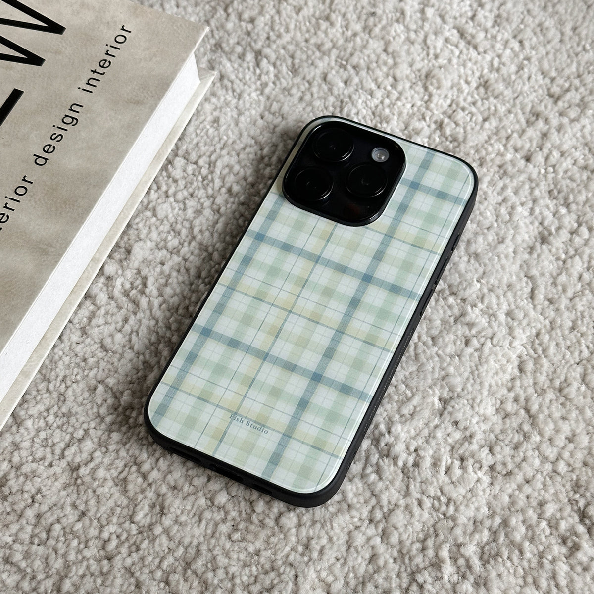 Vintage Plaid Phone Case-FI009AC