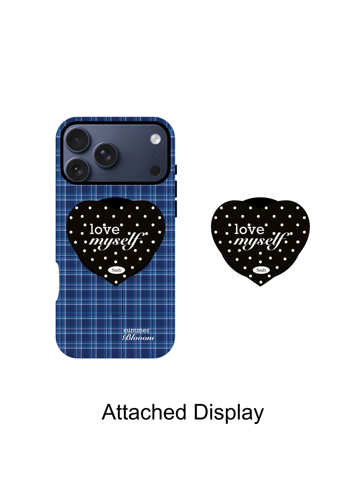 Blue Plaid Pattern Phone Case - SB - 2-in-1 Film Case, MagSafe