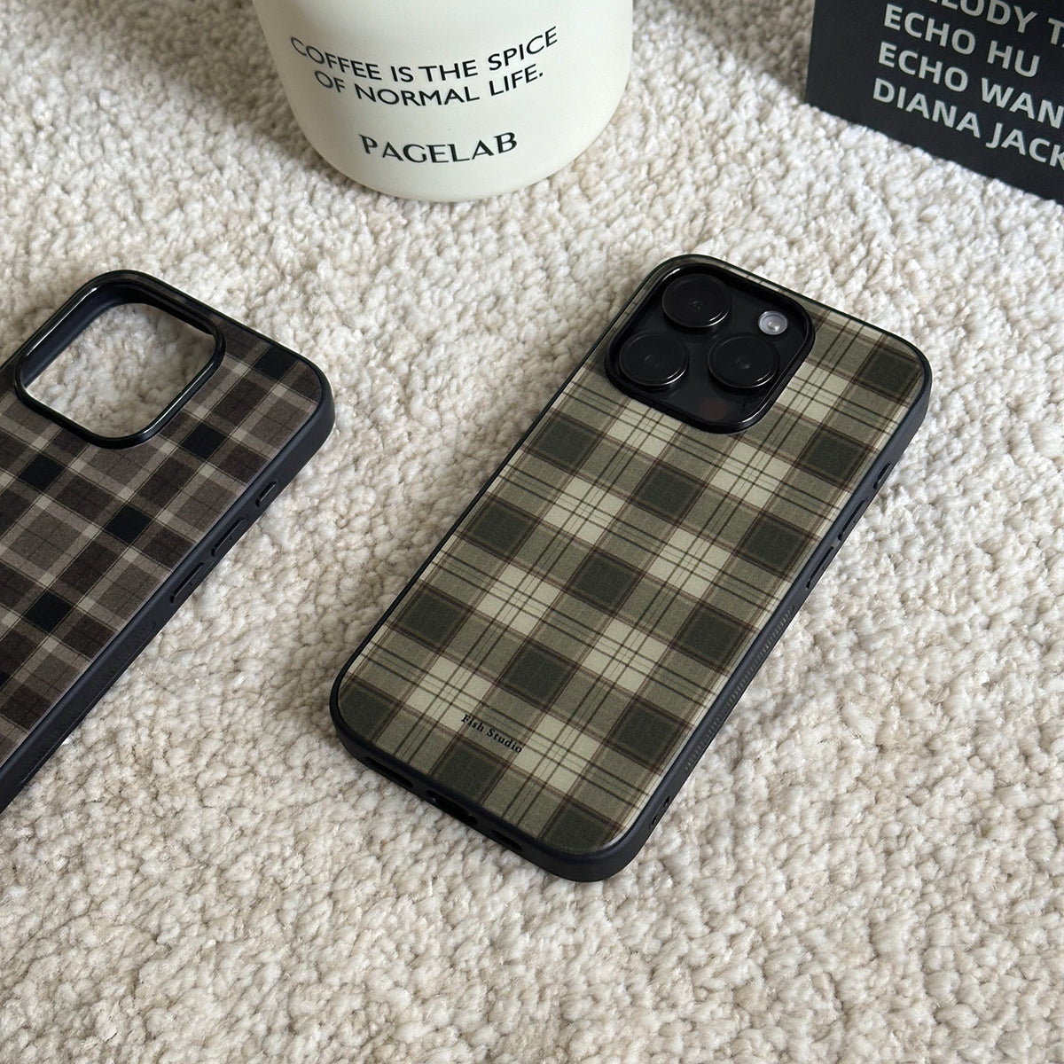 Vintage Plaid Phone Case-FI009AC