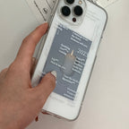 Minimalist「Miss you」Phone Case - Aesthetic Poem & Quote Soft TPU - BYY
