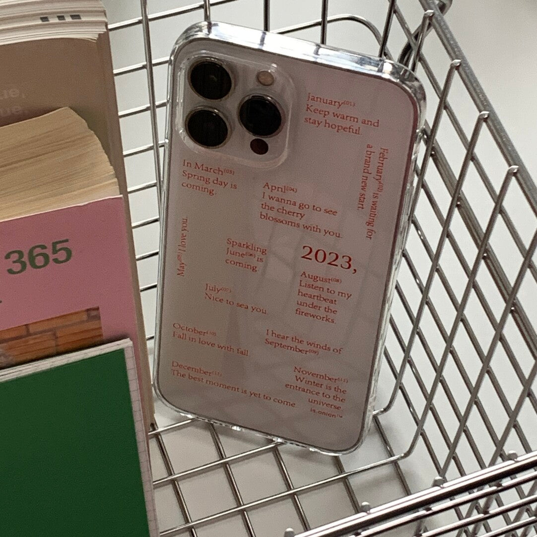 Minimalist「Miss you」Phone Case - Aesthetic Poem & Quote Soft TPU - BYY