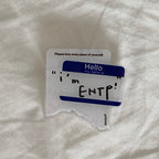 Aesthetic “I'm” Phone Case with MBTI Label Grip Stand - BYY