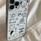 Cute Hand-Drawn Puppy Illustration Phone Case MagSafe - BYY