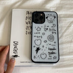 Cute Hand-Drawn Puppy Illustration Phone Case MagSafe - BYY