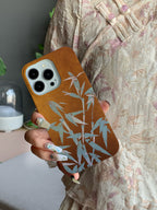 Chinoiserie Emerald Bamboo Phone Case Film Print-GY