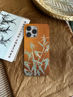 Chinoiserie Emerald Bamboo Phone Case Film Print-GY