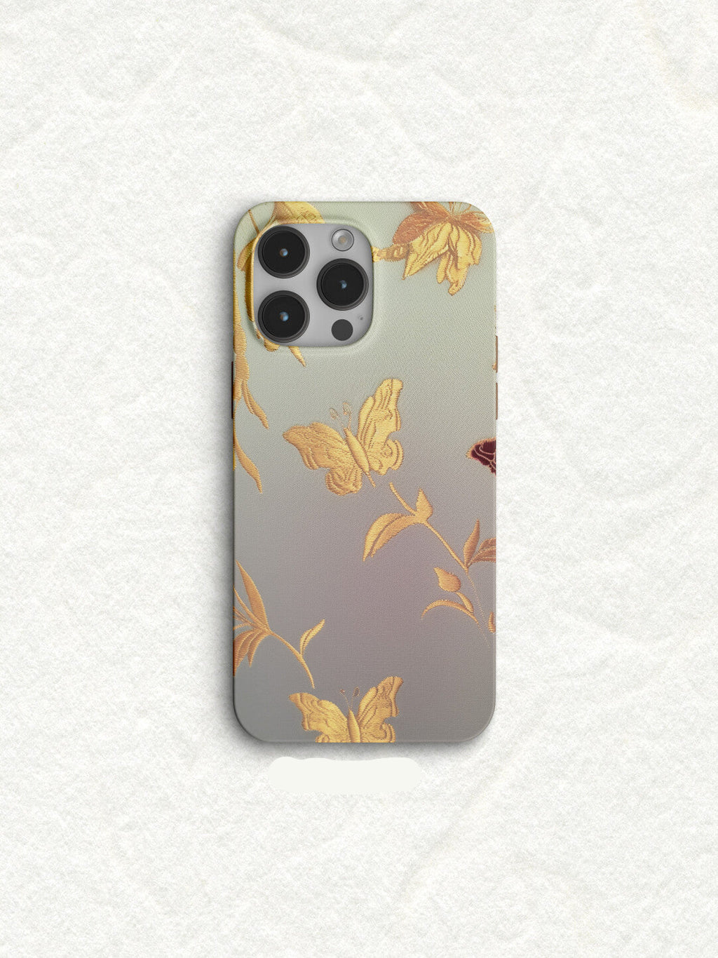 Chinoiserie Golden Branch & Butterfly Phone Case Film Print-GY