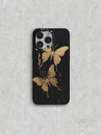 Chinoiserie Golden Butterflies Phone Case Film Print-GY