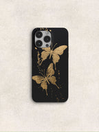 Chinoiserie Golden Butterflies Phone Case Film Print-GY
