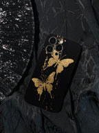 Chinoiserie Golden Butterflies Phone Case Film Print-GY