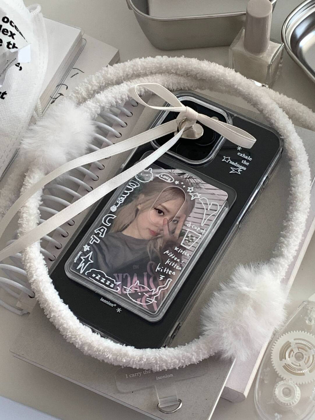 Transparent Minimalist Phone Case with Detachable Card Holder MagSafe - BYY