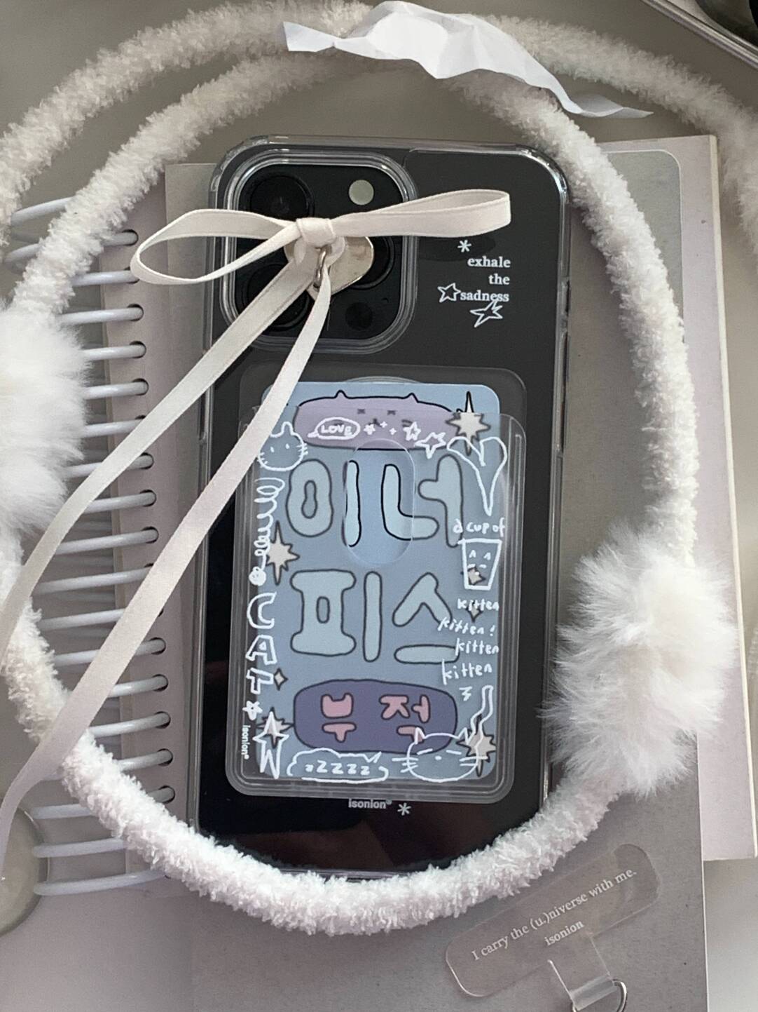 Transparent Minimalist Phone Case with Detachable Card Holder MagSafe - BYY