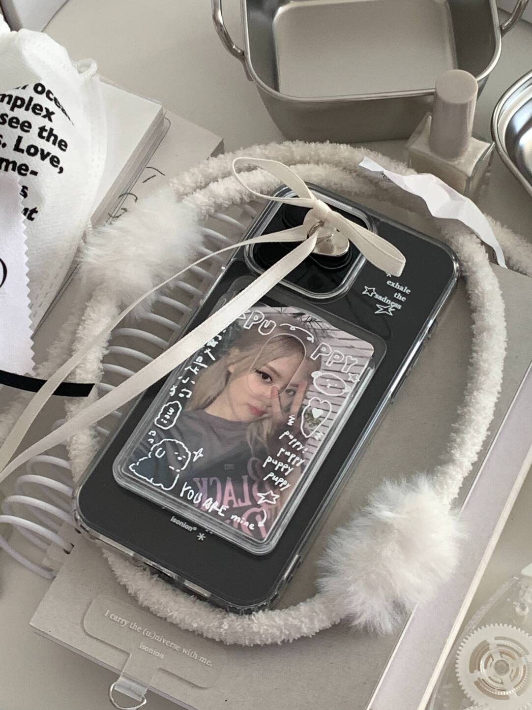 Transparent Minimalist Phone Case with Detachable Card Holder MagSafe - BYY
