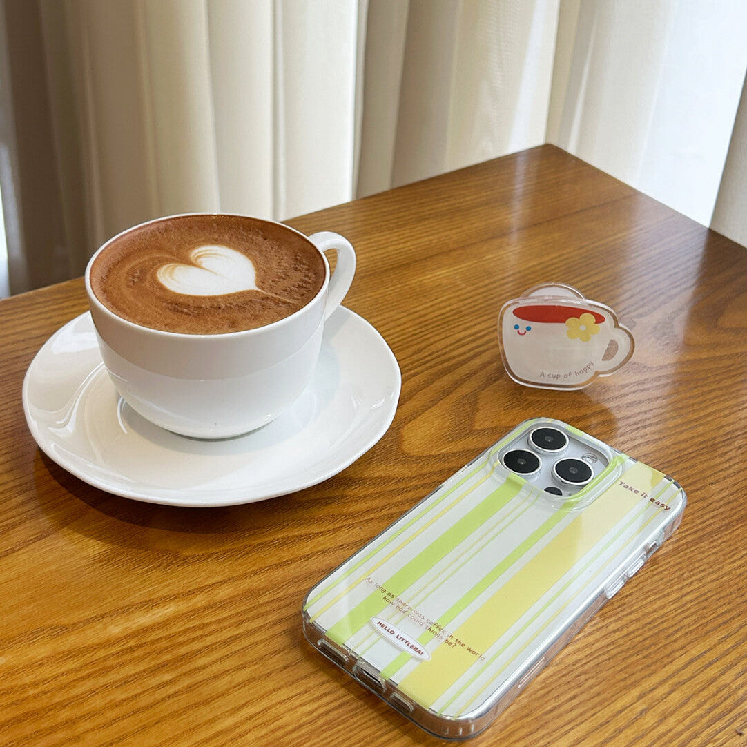 Green&Yellow Stripes Phone Case - LB0007IMD