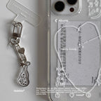 Hakuna Matata Clear Phone Case with Fine Glitter MagSafe - BYY