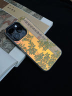 Chinoiserie Chinese Osmanthus Garden Laser Metallic Silicone Phone Case-YX