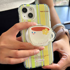 Green&Yellow Stripes Phone Case - LB0007IMD