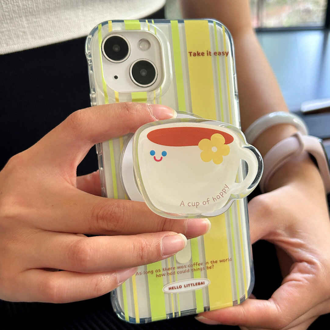 Green&Yellow Stripes Phone Case - LB0007IMD