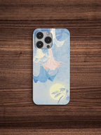 Frosty Moon & Floral Rhythm Film Printed Phone Case-GY