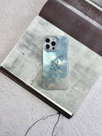 Artistic Metallic Luster Flying Birds Phone Case Chinoiserie IMD-SSL