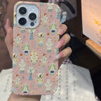 Whimsical Pastel Botanical Vases Film Printed Phone Case-GY
