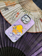 Chinoiserie "Double Happiness" Magpie Laser Metallic Phone Case-YX
