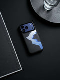 Muted Blue Shore Minimalist Silicone Phone Case-CHO