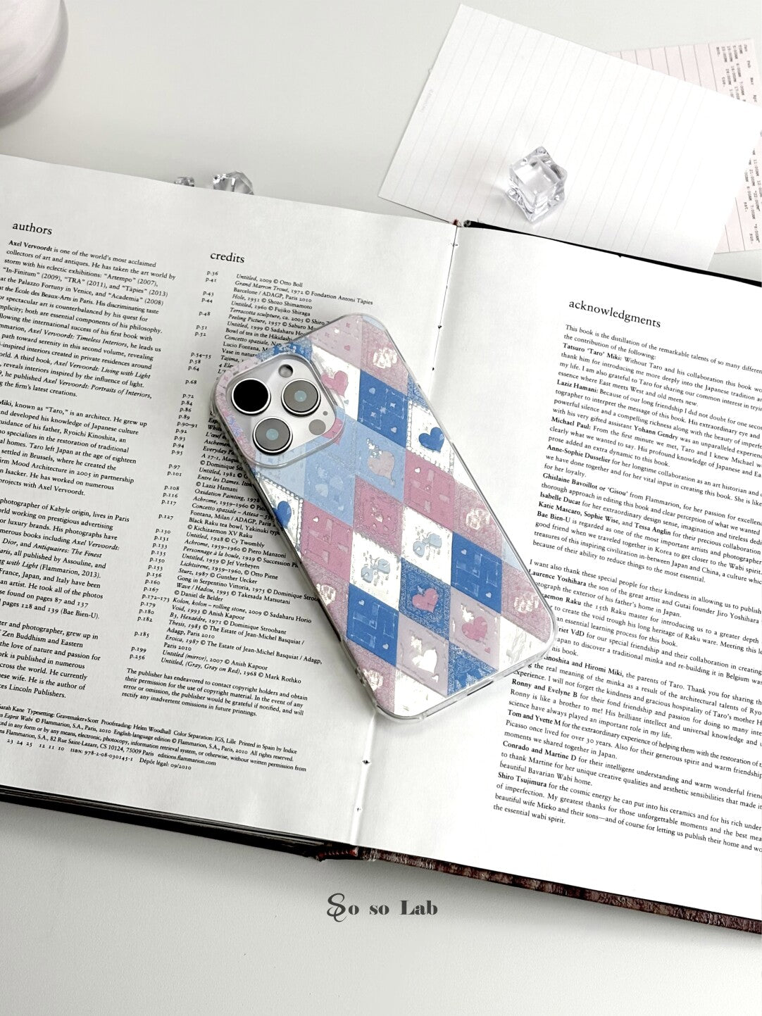 Artistic Metallic Luster Heartbeat Rhombus Phone Case IMD-SSL