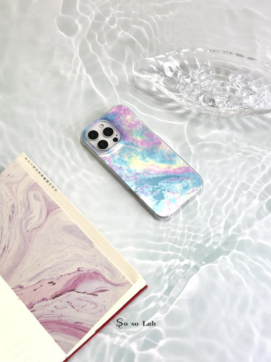 Artistic Metallic Luster Dreamy Tide Phone Case IMD-SSL