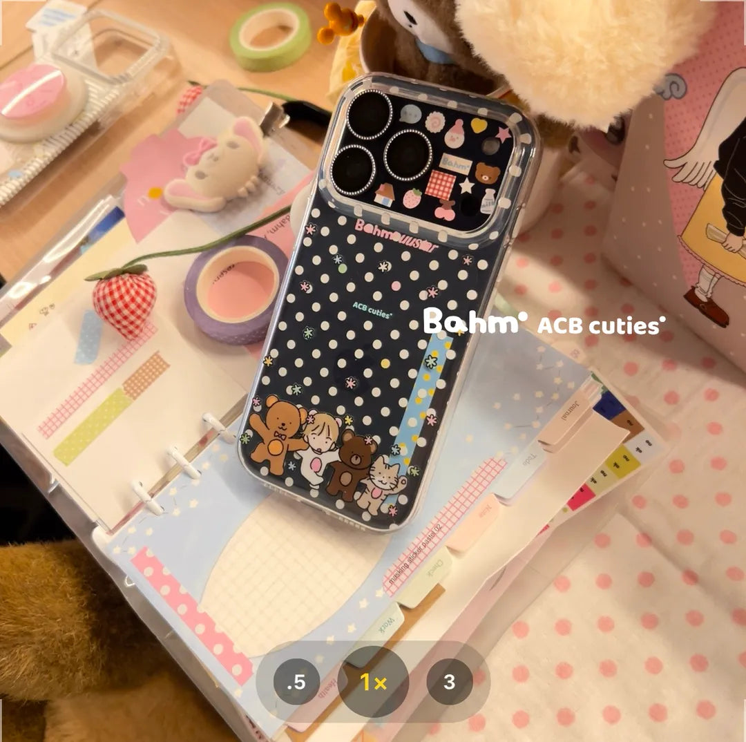 Polka-Dot Waltz Phone Case - BAM009IMD