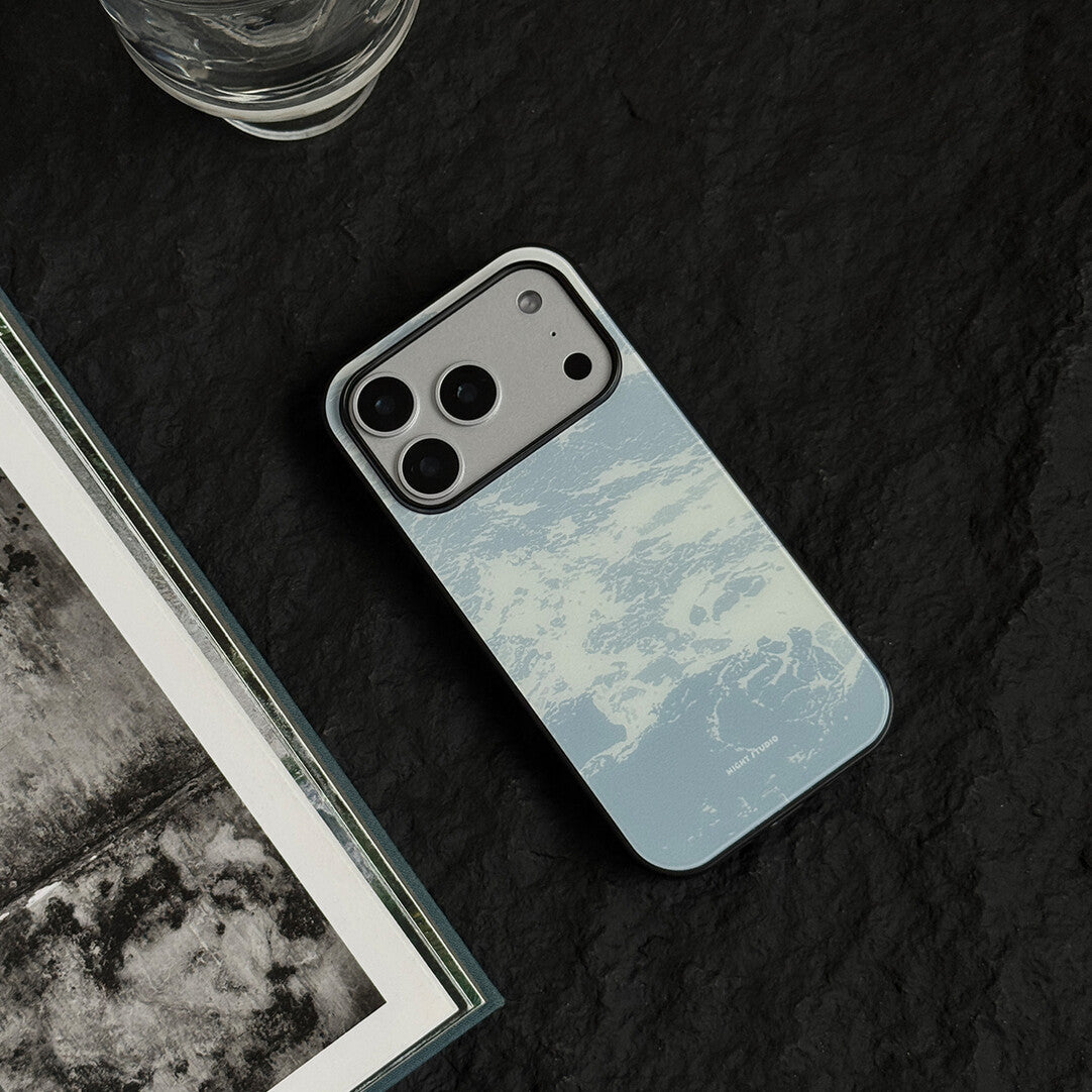 “Mirror Sea” Artistic Tempered Glass Phone Case-NS