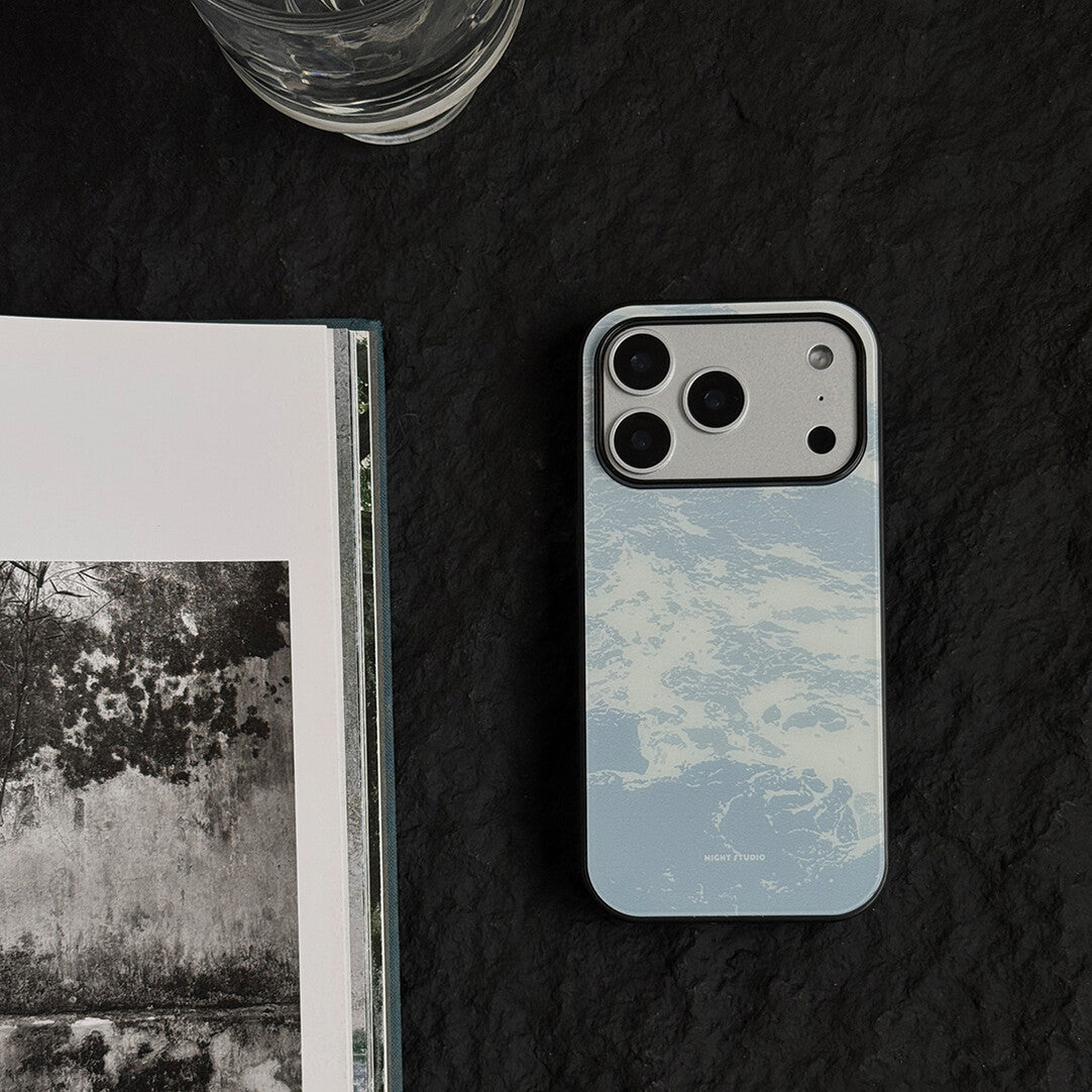 “Mirror Sea” Artistic Tempered Glass Phone Case-NS