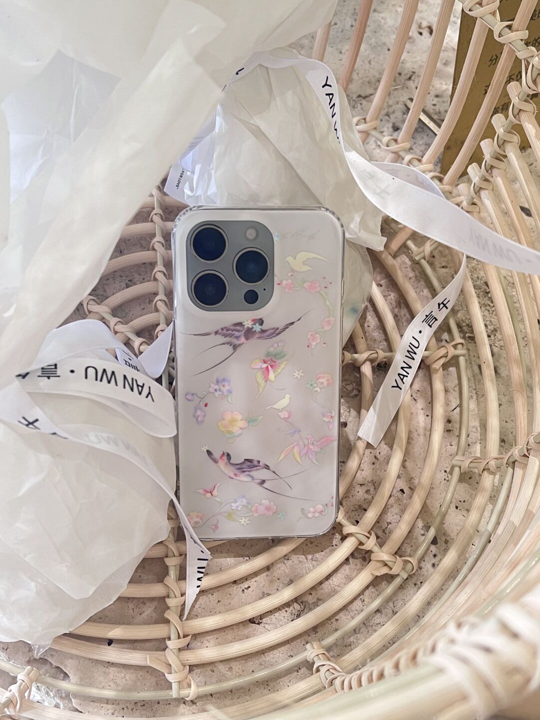 Chinoiserie Spring Swallows & Floral IMD Phone Case-YSH
