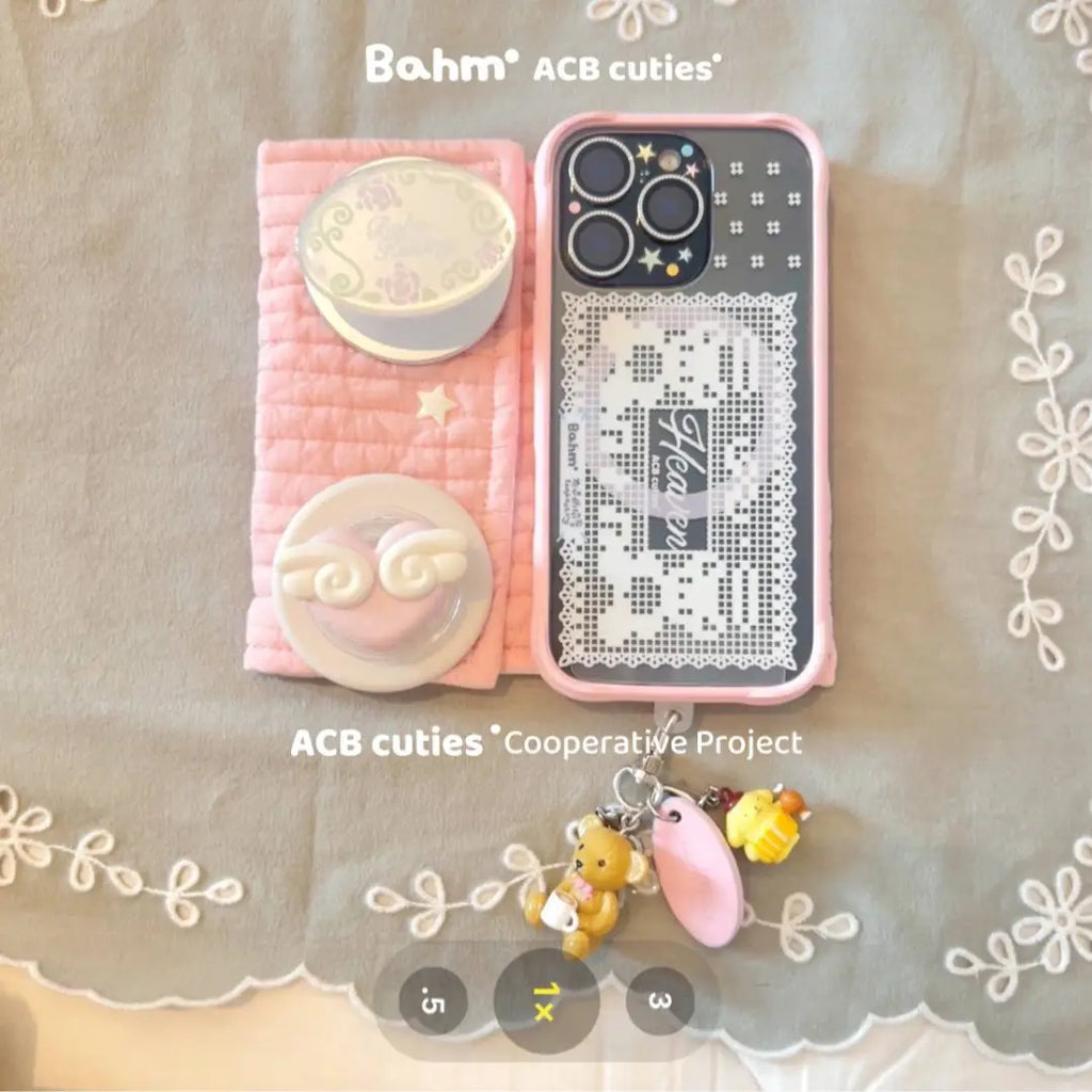Lace Bear Phone Case - BAM007IMD