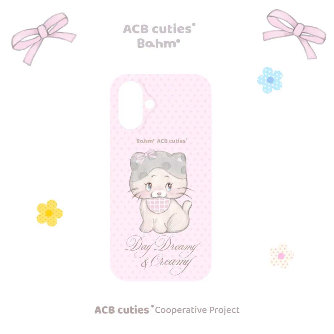 Pastel Pink Kitten Phone Case - BAM003IMD
