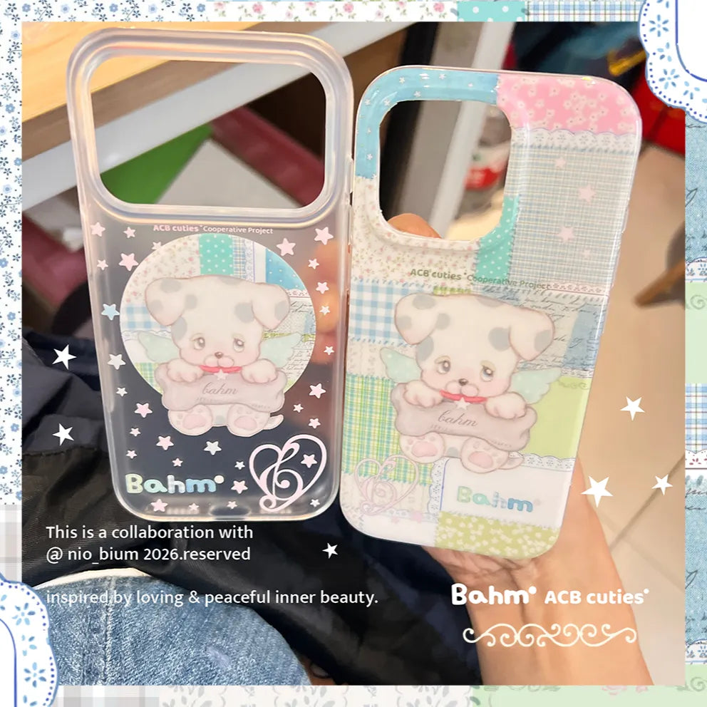 Patchwork Puppy Phone Case - BAM002IMD